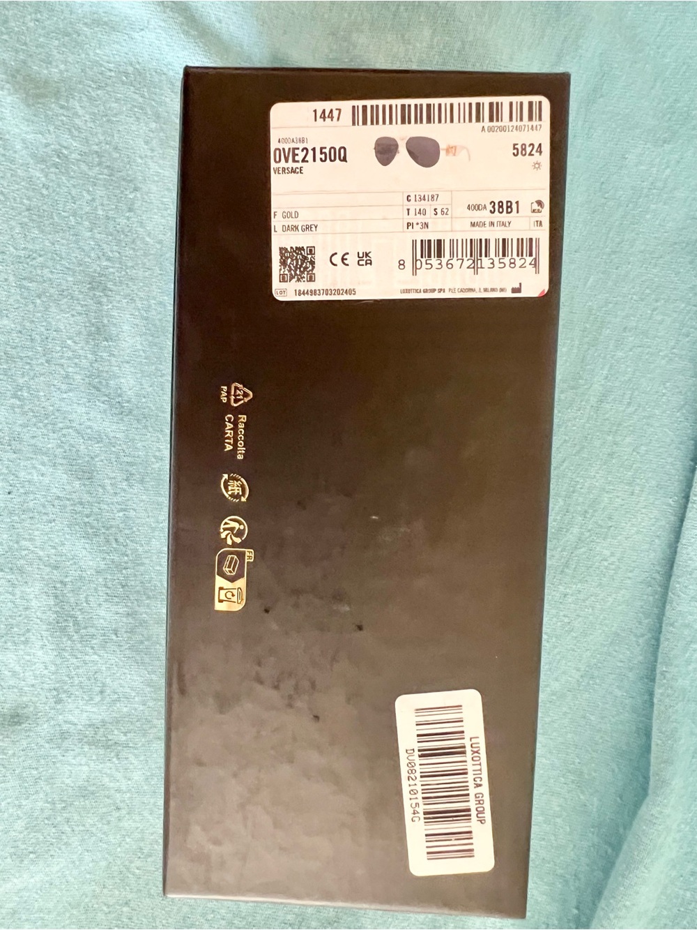 Versace Authentic Medusa Aviator Sunglasses - Picture 11 of 14